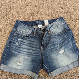 Denim shorts